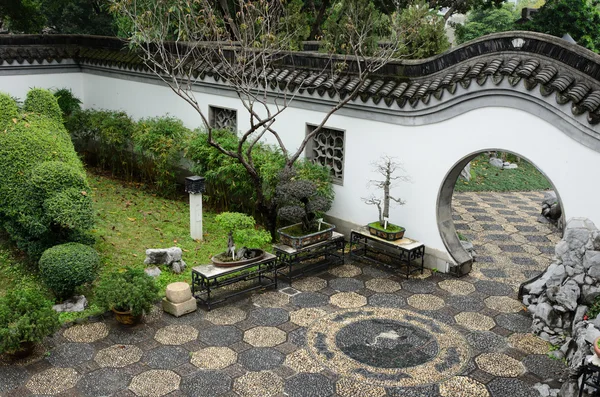 Jardin chinois traditionnel à Hong Kong — Photo