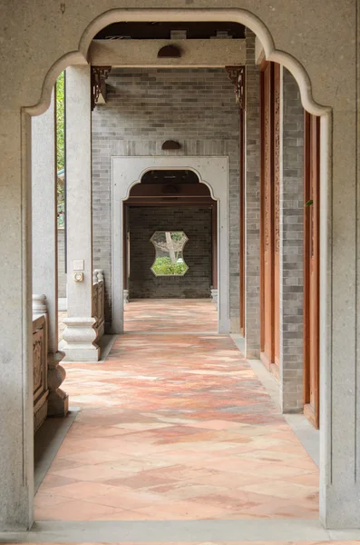 Hall Entrée Une Maison Traditionnelle Chinoise — Photo