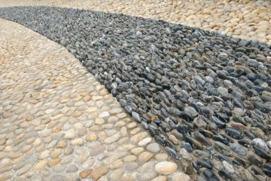 Refleksoloji için çakıl yol