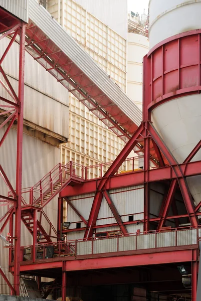 Zicht Cement Betonfabriek — Stockfoto