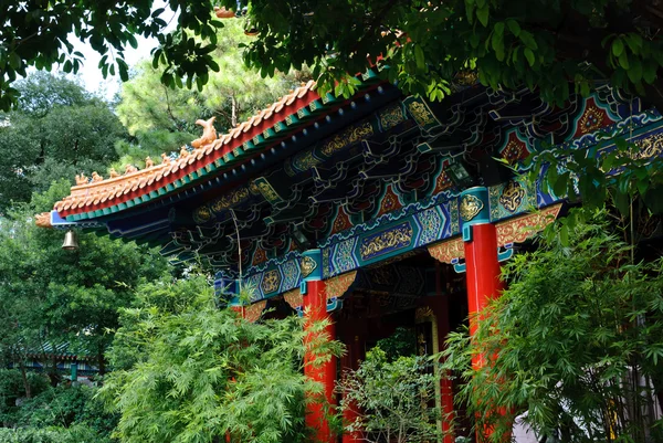 Templo Chinês Oriental Templo Wong Tai Sin Hong Kong — Fotografia de Stock