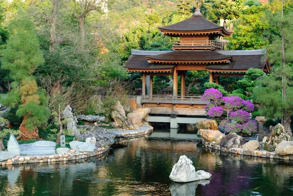 Nan Lian Garden, Chi Lin Nunnery, Hong Kong 'daki doğu pavyonu