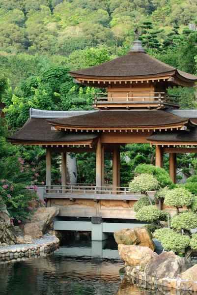 Orientální pavilon absolutní dokonalosti v Nan Lian Garden, Chi Lin Nunnery, Hong Kong — Stock fotografie