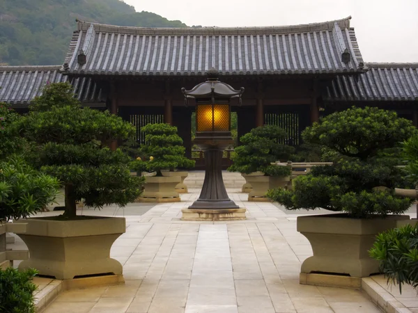 Il padiglione orientale della perfezione assoluta a Nan Lian Garden, Chi Lin Nunnery, Hong Kong — Foto Stock