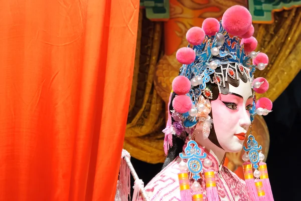 Китайський Opera Манекен Актор Актриса Стокове Фото