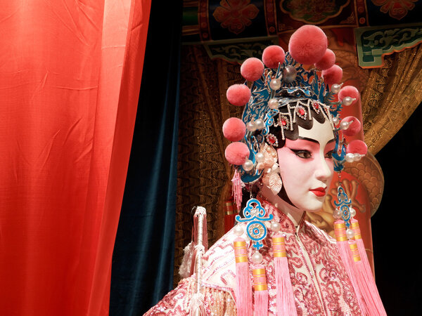 Chinese opera dummy actor / actress