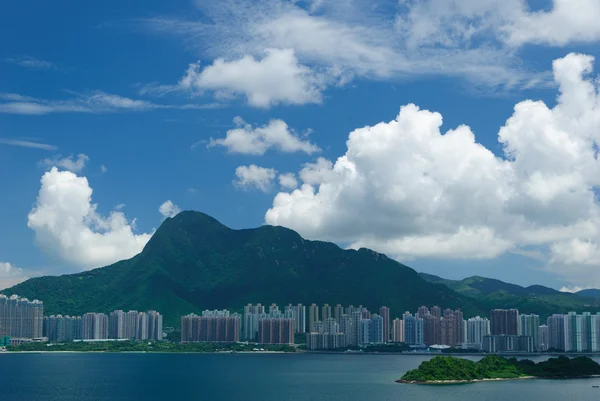 Hong Kong Skyline Hora Dia — Fotografia de Stock