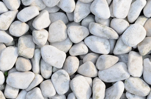 当然のことながら洗練された白い石の小石の背景 — ストック写真