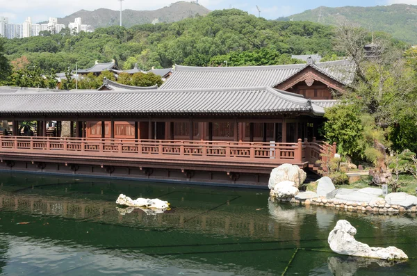 El templo oriental de la perfección absoluta en Nan Lian Garden, Chi Lin Nunnery, Hong Kong —  Fotos de Stock