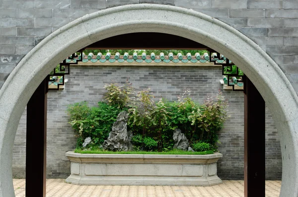 Porte d'entrée du jardin chinois — Photo