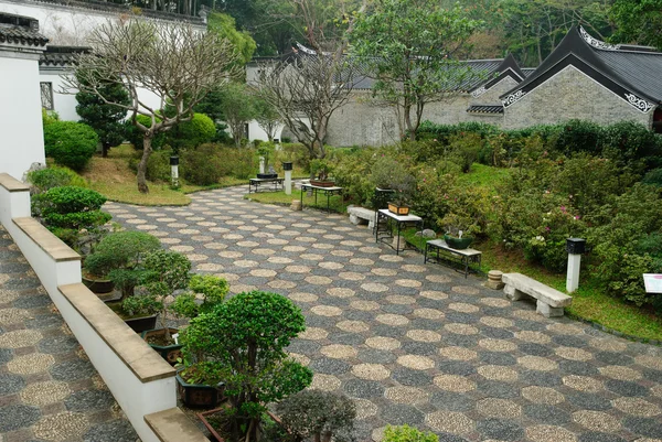 Traditional Chinese garden in Hong Kong — Stock Photo, Image