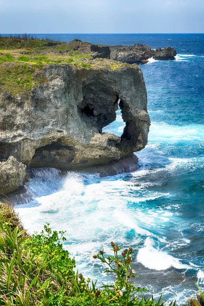 manzamo cape Okinawa'da, Japonya