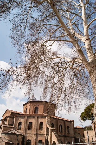 Åsynen av Basilica di San Vitale — Stockfoto