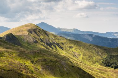 Apennine mountains summer landscape clipart