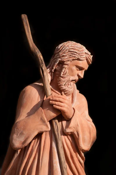 San Giuseppe nel presepe — Foto Stock