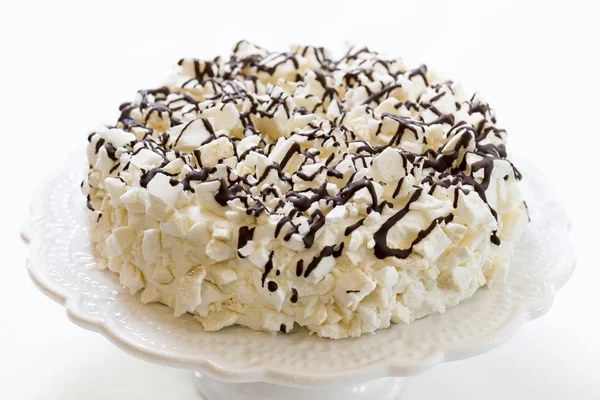 Pastel de merengue con chocolate — Foto de Stock