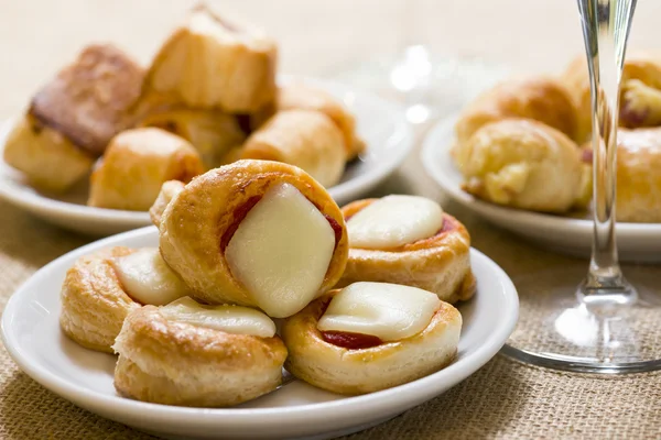 Appetizers on plate — Stock Photo, Image