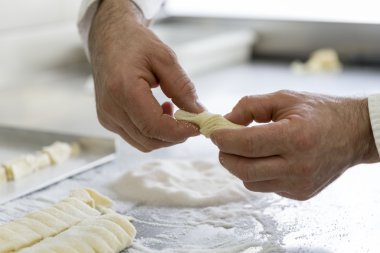 pasta şefi iş başında