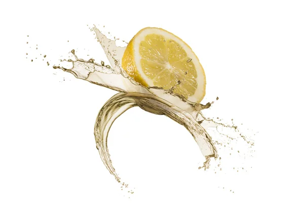 Splash λεμόνια χυμός — Φωτογραφία Αρχείου