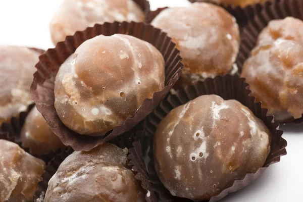 Glace de marron en bandeja — Foto de Stock