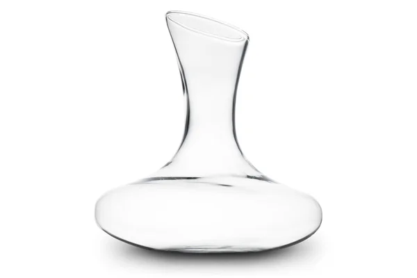 Decanter di vetro vuoto — Foto Stock