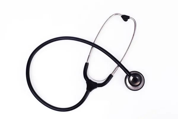 Single Black Stethoscope — Stock Photo, Image