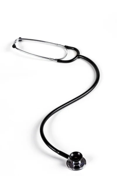 Stethoscope Black Isolated Stock Photo