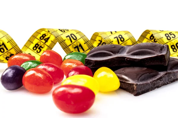 Sweets Meet Diet — Stock Photo, Image