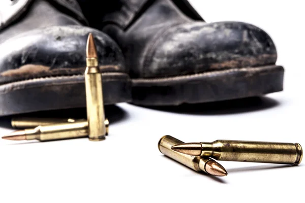 Bullet in My Boot — Stock Photo, Image