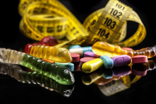 Snakes and Pills — Stock Photo, Image