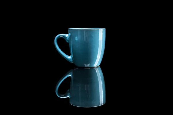 Eenvoudige blauwe Cup — Stockfoto