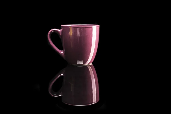 Semplice tazza rosa — Foto Stock