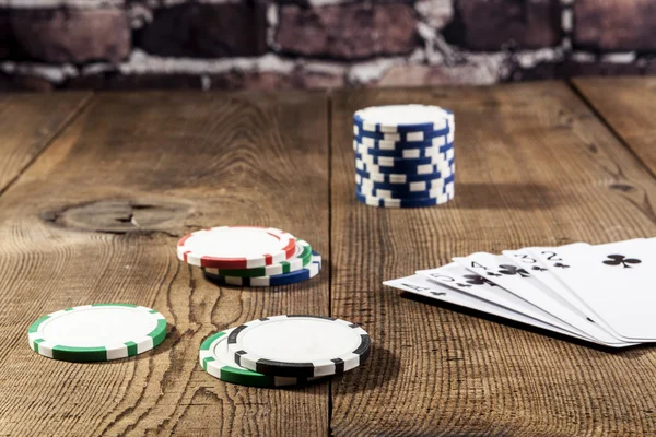 Cards on Table — Stock Photo, Image