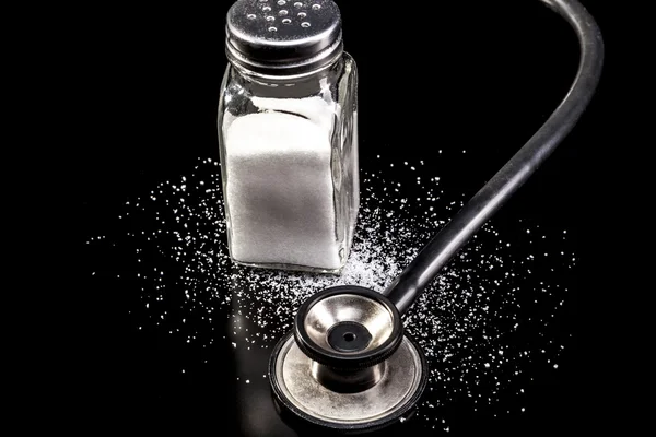 医疗的白色盐 — 图库照片
