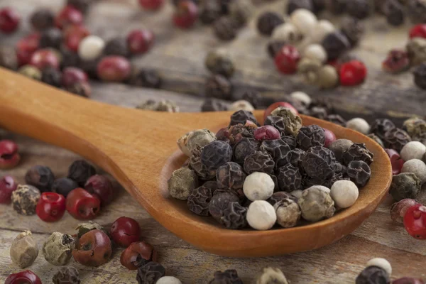 Colored Black Pepper — Stock Photo, Image