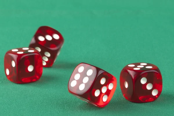 Four Dice — Stock Photo, Image