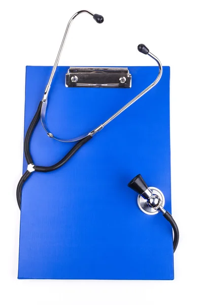 Clipboard with Stethoscope — Stock Photo, Image