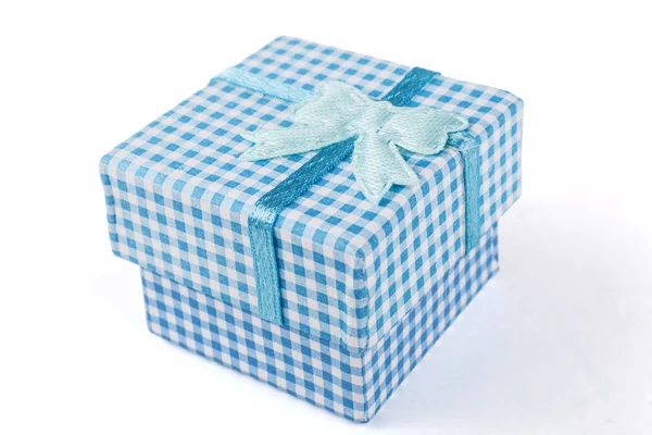 블루 보석 상자 — 스톡 사진