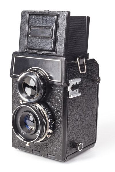 Old Camera Isolated