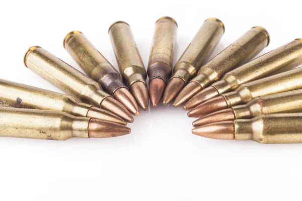 Bullets on White — Stock Photo, Image