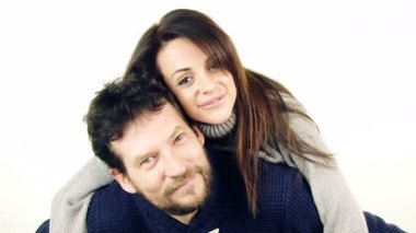 boldog középkorú pár