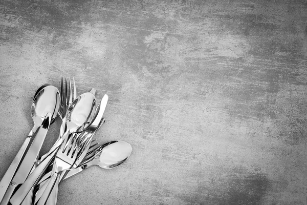 Cutlery in the corner — Stock Photo, Image