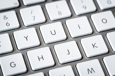 bir bilgisayar klavyesinin ayrıntısı