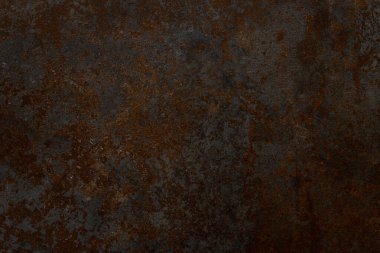 Koyu kahverengi ve turuncu paslı arka plan