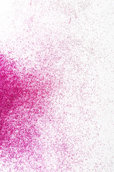 Pinkglitter s kopií prostor — Stock fotografie