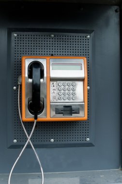 Turuncu renk çağrı Bulgaristan tarafından kullanarak ödemeli telefon