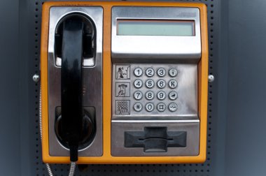 Turuncu renk çağrı Bulgaristan tarafından kullanarak ödemeli telefon