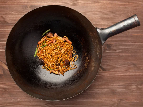 Fideos chinos para Wok — Foto de Stock