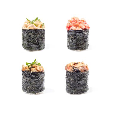Taze deniz ürünleri ile Japon suşi