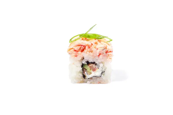 Taze deniz ürünleri ile Japon suşi — Stok fotoğraf